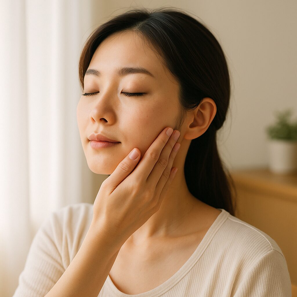 【朝の2分】顔のむくみ解消マッサージ