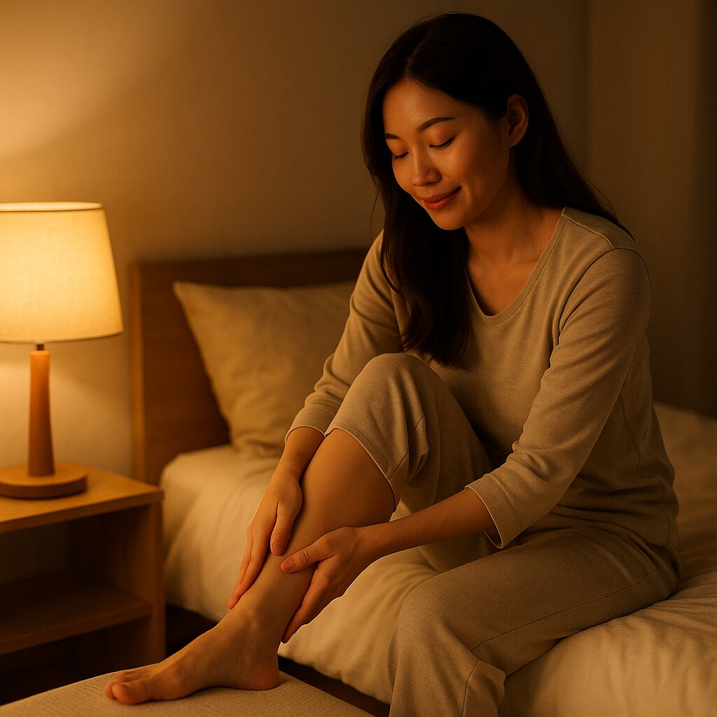 【夜の5分】脚のむくみ解消マッサージ