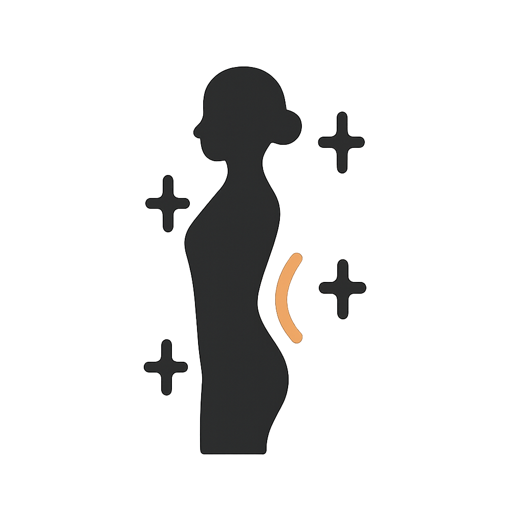 美しい姿勢と立ち姿